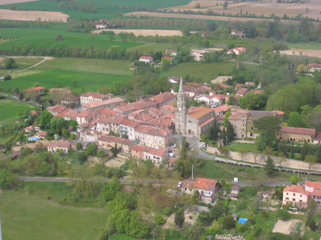 Loubens vu du ciel